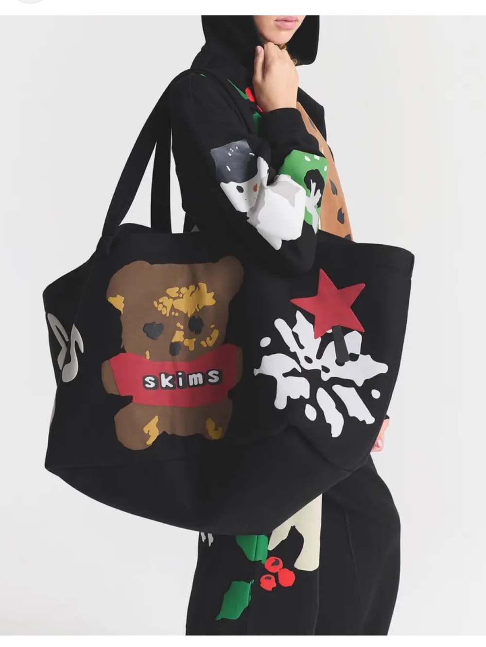 SKIMS X Cpfm Fleece Carryall Tote